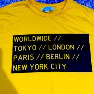 forever 21 yellow Graphic tee